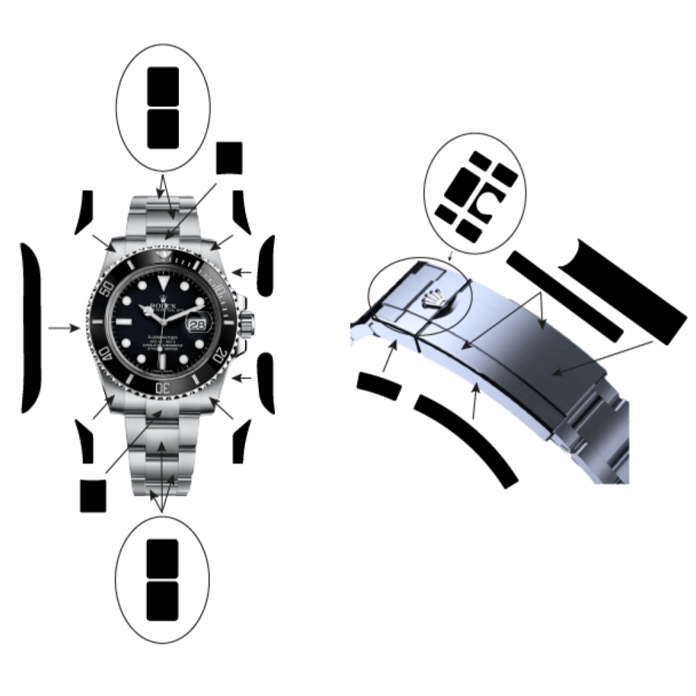 Dipos Pellicola Protettiva Per Orologio 36 Mm - Protezione Cristallo HD Anti Graffio - Made In Germany, Taglio Laser